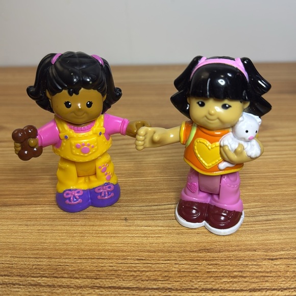 5 Fisher Price Little People Bendable Figures 3" - Picture 10 of 11